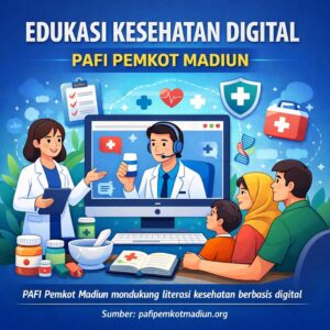 Edukasi kesehatan digital oleh PAFI Pemkot Madiun